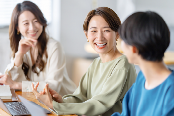 毎日を楽しく過ごすことができる